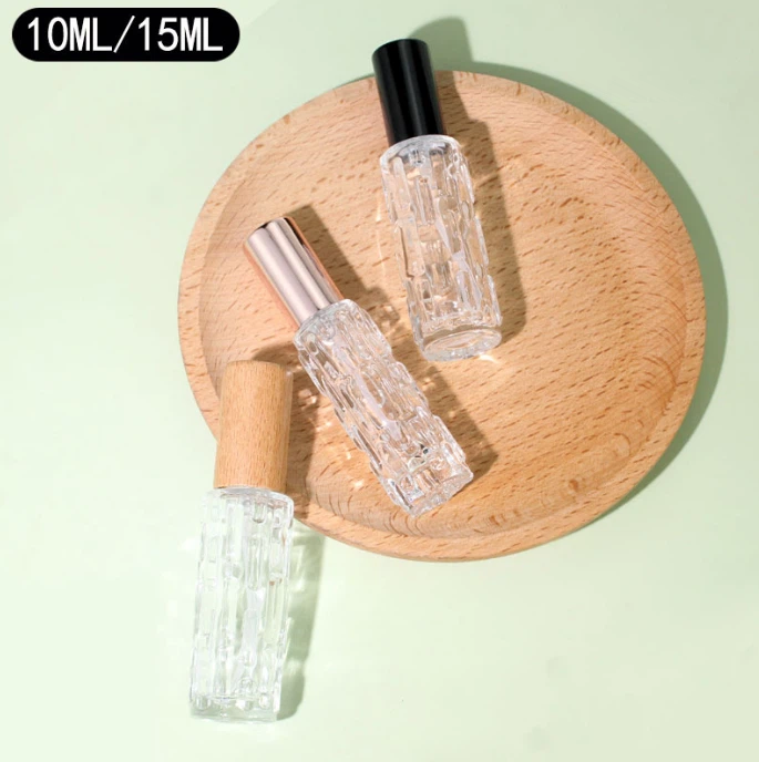 زجاجة عطر بنمط البطيخ المر