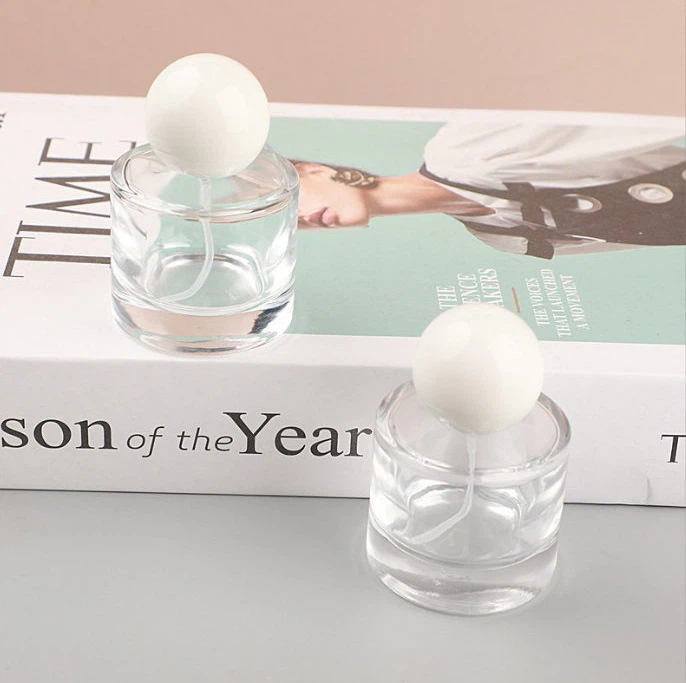 زجاجة عطر دائرية مستقيمة