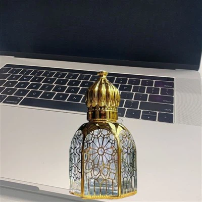 زجاجة عطر على شكل قفص طيور سعة 15 مل